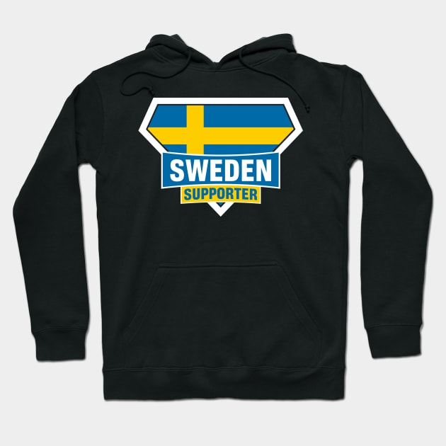 Sweden Super Flag Supporter Hoodie by ASUPERSTORE